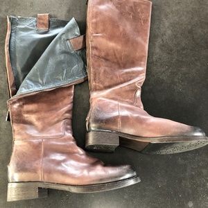 Alberto Fermani Brown Distressed